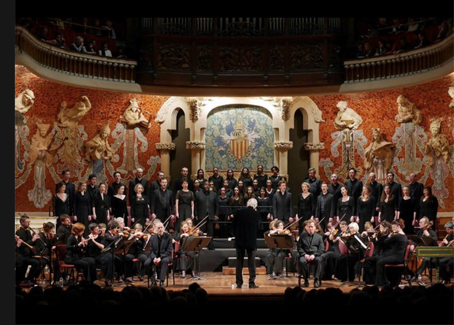 J.E. Gardiner mit dem BWV 244 am 15.3.2ß16 im Palau de la Musica Catalana Barcelona. Photos copyright: Antoni Bofill